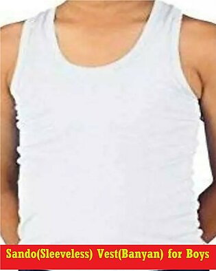 Boy's Sando(sleeveless) Vest! Sleeveless Banyan For Boys