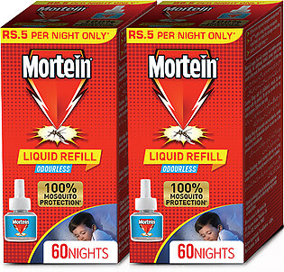 Mortein Mosquito Repellent Refill Odourless 42ml - Pack of 2
