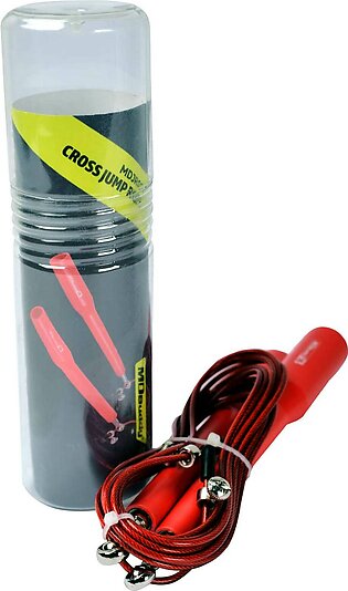 SPEED JUMP ROPE STEEL WIRE SKIPPING ROPE WITH ADJUSTABLE LENGTH PVC COATED WIRE