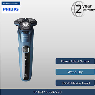 Philips Shaver S5582/20- Wet & Dry- Series 5000- Skin Iq Technology