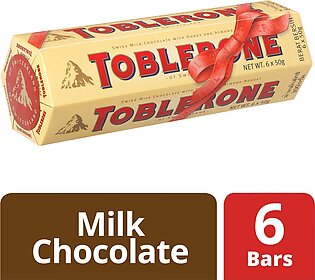 Toblerone Milk Chocolate Roll (6× 50g) 300g