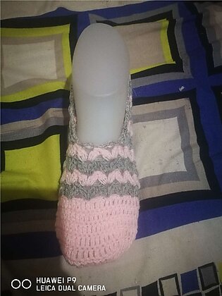 Crochet Hand Made Lady Slipper