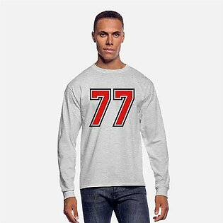 77 sports jersey football number FULL SLEEVE T SHIRT