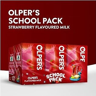 Olpers Flavored Milk 110ml Strawberry Scool Pack Weekly Bundle 6pcs