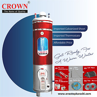Crown Storage Geyser 30 Gallons Gauge : 10 X 10 Imported Gi Pipe Natural Gas Geyser