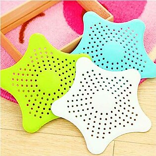 Pack Of 3 Kitchen Drains Strainers - Hair Filter Creative Starfish-bathroom Bathtub Sink Toilet Sewer Anti Leakage Cover