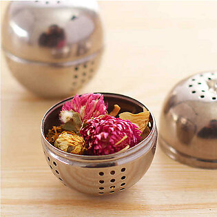 Stainless Steel Mesh Tea Ball Strainer Filter Infuser For Loose Leaf Tea And Mulling Spices - Chain Style