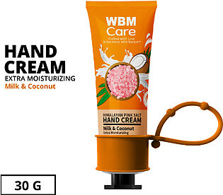 WBM Hand Cream, Ultra Conditioning Milk and Coconut Hand Cream - 30g