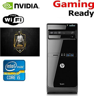 Hp 3500 Pro Micro Tower Gaming Pc - Intel Core I5 3rd Generation, Ram 8gb, Hdd 500 Gb, - Windows 10 Professional Free Keyboard Mouse Wifi - 2gb Graphic Card - Gta 5 & Pubg Or Call Of Duty Games Installed