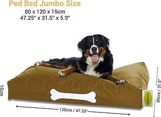 Relaxsit Washable Waterproof Pet Bed Filled with Beans Mattress Dog Pad