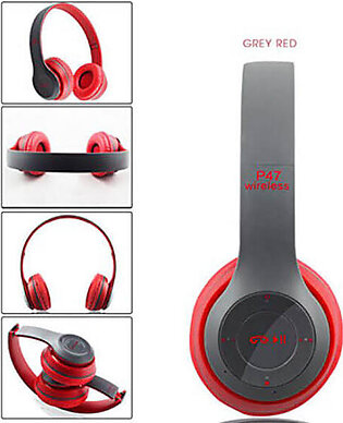 P47 Wireless Headset With Bluetooth Foldable Headphone ( Easy To Connect With Pc, Smart Phone) In Wholesale Rate.