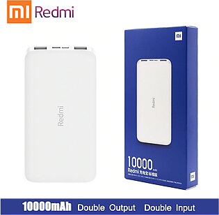 Mi Power Bank 10000 Mah With 2 Input And 2 Output 18 W Fast Charging Support With Cable - Mi Xiaomi Original