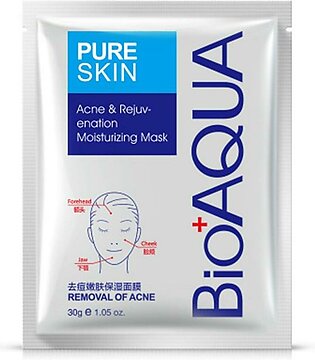 Bioaqua Pureskin - Acne & Rejuvenation Sheet Mask And Moisturizing Mask