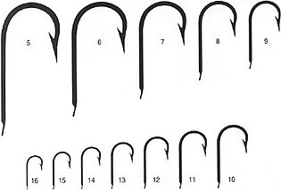 Hooks for fresh and salt water fishing 100pc pack without hole