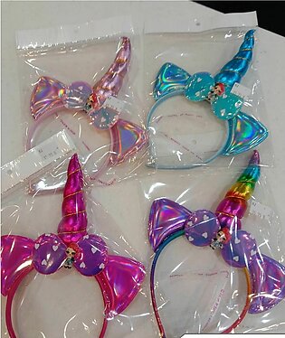 Shiny Bow Hair Band For Girls