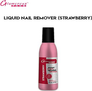 Glamorous Face Expert Touch Nail Polish Remover Liquid, For Healthy Nails, With Pro Vitamin B5 150ml Strawberry Flavour.