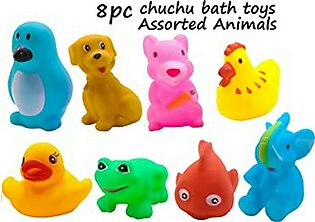 8 Pc Chu Chu Bath Toys For Babies/kids