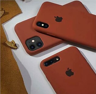 Iphone 7 Plus / 8 Plus Silicone Logo Case Cover/ Back Cover- Official Silicone Case