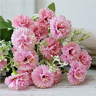 Ns Collection-artificial Lilac Silk Flowers Head Plant Bouquets Party Wedding Home Decor Pink