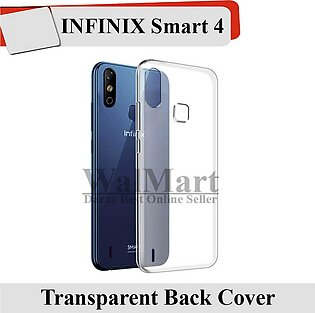 Infinix Smart 4 Transparent Back Cover Soft Crystal Clear Case For Infinix Smart 4 X653c