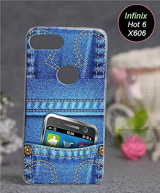 Infinix Hot 6 X606 Back Cover - Jeans Cover