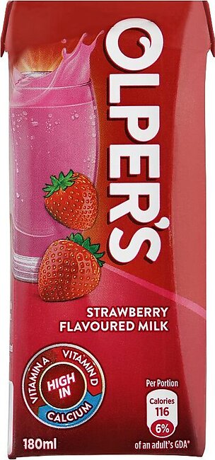 Olpers Strawberry Flavored Milk 180ml Pack Of 24
