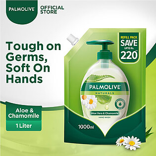 Palmolive Naturals Aloe & Chamomile Liquid Handwash Refill Pouch 1000ml