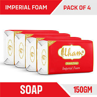 Ilham - Imperial Foam Beauty Soap Premium Quality Fragrant 150 Gms Beauty Soap - Skin Soap - Imperial Beauty Soap Branded Soap