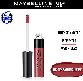 Maybelline New York Color Sensational Liquid Matte Lipstick - 08 Sensationally Me
