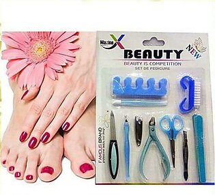 Pedicure Kit Nails Cutting Tools For Manicure 11 Pcs Complete Manicure And Pedicure Kit