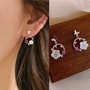Fashion Jewellery 1 Pair small Nug Flower Earrings For Girls Gift