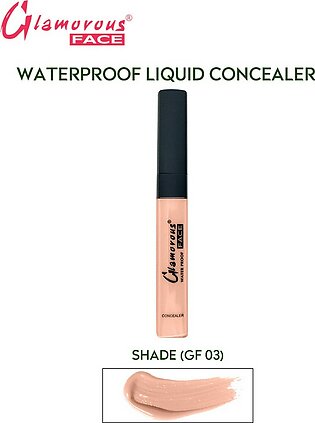 Glamorous Face Liquid Conealer, Oil Free Under Eye Liquid Concealer, Waterproof Matte Liquid Concealer. Shade 03