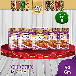 Sanfaz Chicken Masala - 50gm Pack Of 5