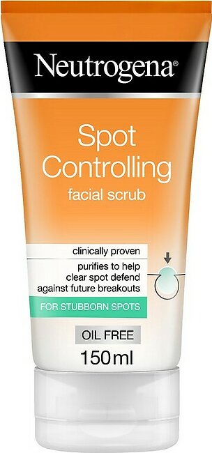 NEUTROGENA - Spot Controlling Oil-free Facial Scrub, 150ml
