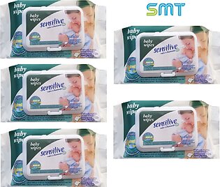 Sensitive Baby Wipes Pack Of-5