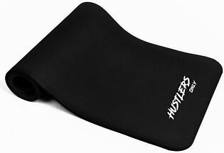 Hustlers Only Yoga Mat Exercise Nbr Fitness Foam Mat Extra Thick Non-slip Large Padded High Density Ideal For Hiit Pilates Gymnastics Mats Fitness & Workout With Free Carry Strap
