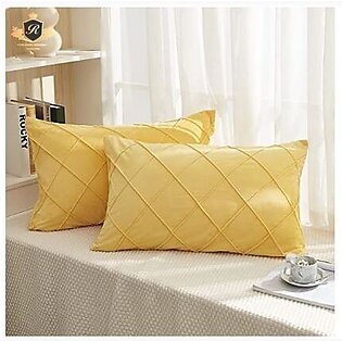 Pillow Velvet Pintuck Pillow Sleeping Comfortable Pillow Filled Ball Fiber