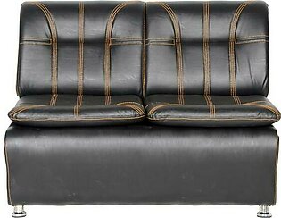 Puffy Sofa -2 Seater-black
