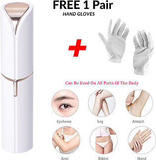Flawless Hair Removal Machine With Led Light Painless Hair Eraser Usb Rechargeable For Eyebrows, Upper Lips, And Cheeks, Pocket Size Machine For Women