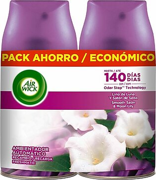 Pack Of 2 Air Wick Smooth Satin And Moon Lily