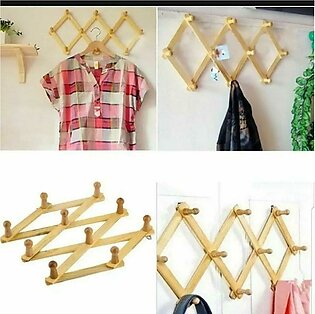 -wooden Wall Mounted Cloth Hanger