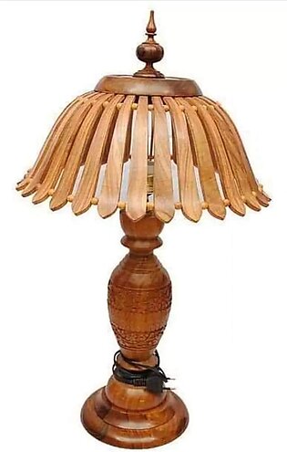 Carved Wooden Lamp, Gorgeous Home Decor, Handmade Wooden Table Lamp