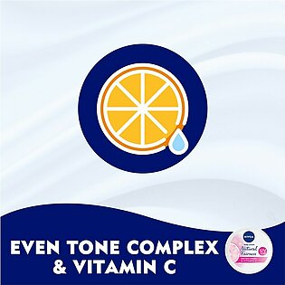 Nivea Natural Fairness Body Cream, Even Tone Complex & Vitamin C, All Skin Types, Jar 100ml