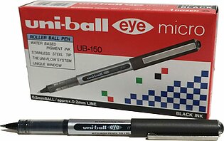 Uniball Eye Micro Ultra Micro Roller Ball Ub -150 Fine Nib Pen Pack Of 12, Black