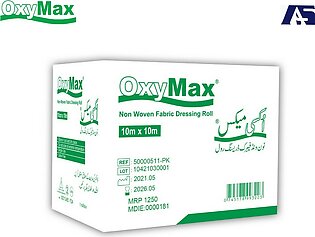 Oxymax Self Adhesive Nov Woven Fabric Dressing Roll - Wound Dressing -10cm X 10m