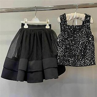 Baby Shirt And Skrit Party Wear