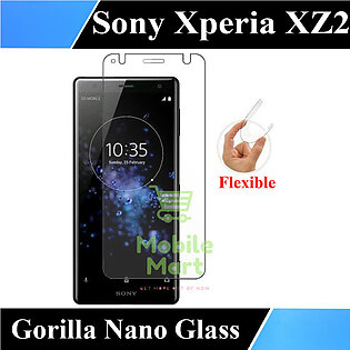 Sony Xperia XZ2 Unbreakable Gorilla Flexible Nano Glass Premium High Quality Screen Protector For Sony Xperia XZ2