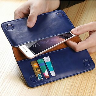 Magnet lock leather long wallet for men fashionable long wallet for boys