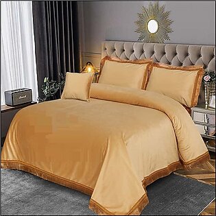 Bed Sheet Heavy Velvet Bed Sheet King Size Set â€“ 4 Pcs Bedsheets Bad Sheet