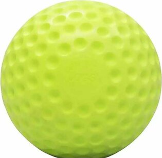 Indoor Rubber Cricket Ball - Yellow - 70gm